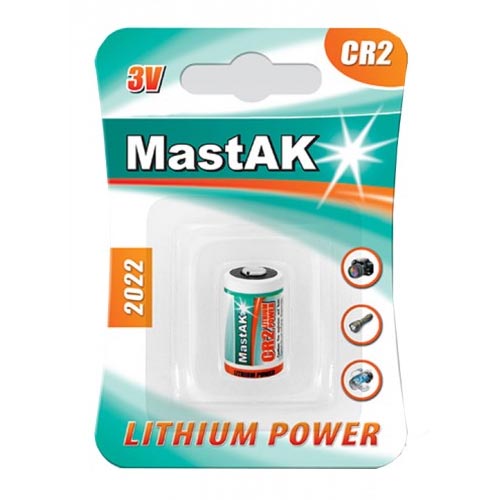 Батарейка MASTAK CR2 3V blist (56306908)