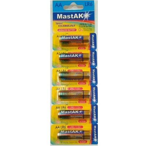 Батарейка MASTAK LR6 AA blist 6 (56313815)