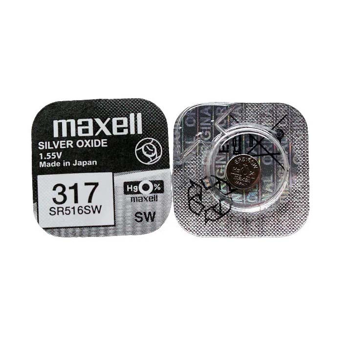 Батарейка MAXELL SR516SW 317 (56305640)