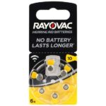 Батарейка RAYOVAC 10 PR70 bl6