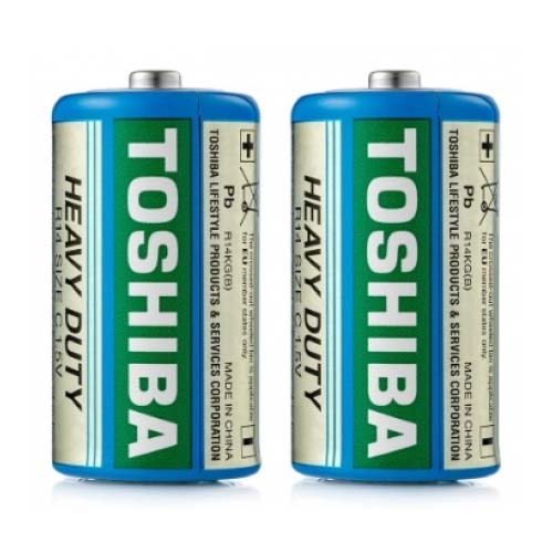 Батарейка TOSHIBA R14 C shrink 2 (16064)