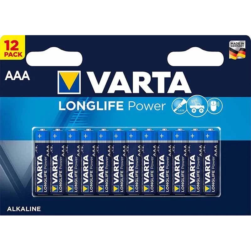 Батарейка VARTA 4903 LR03 AAA LONGLIFE Power (8+4) blist (56317968)