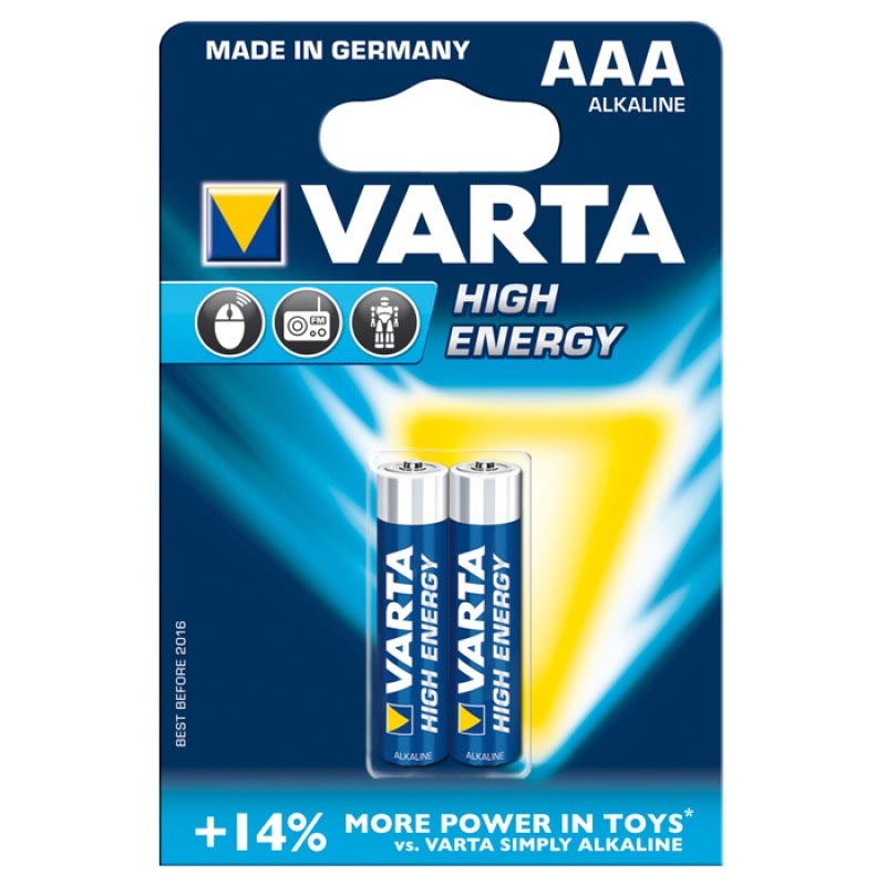 Батарейка VARTA 4903 LR03 High-Energy 2 шт (56317966)