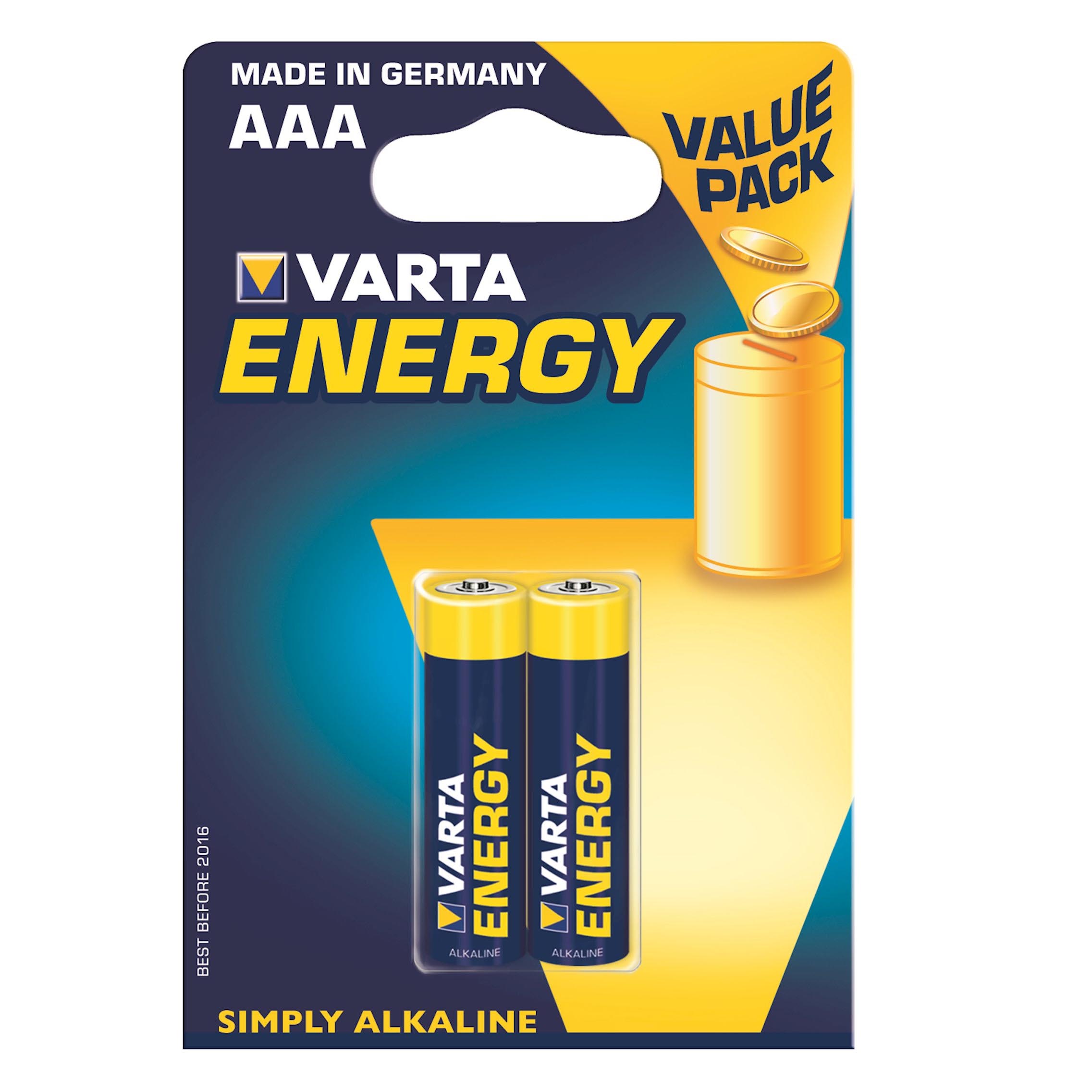 Батарейка VARTA LR03 AAA 04103 ENERGY 2 Blist (56317971)