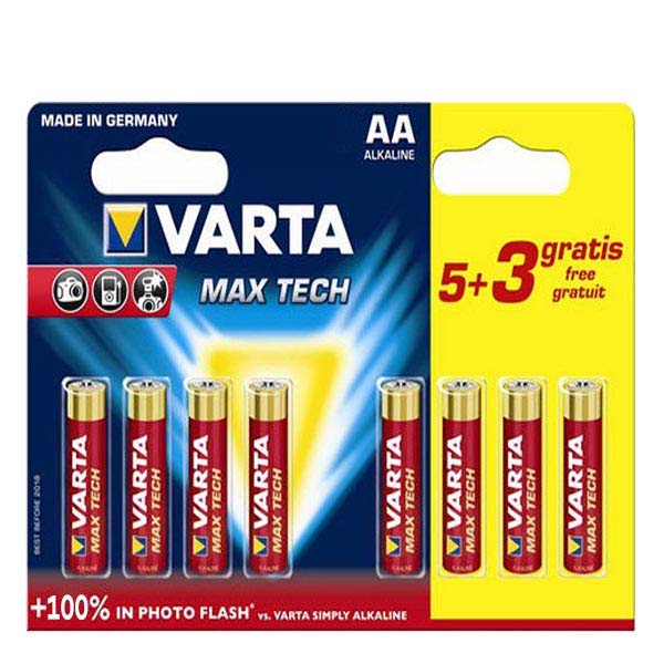 Батарейка VARTA LR06 4706 AA Maxi Tech New blist 8 (56314543)