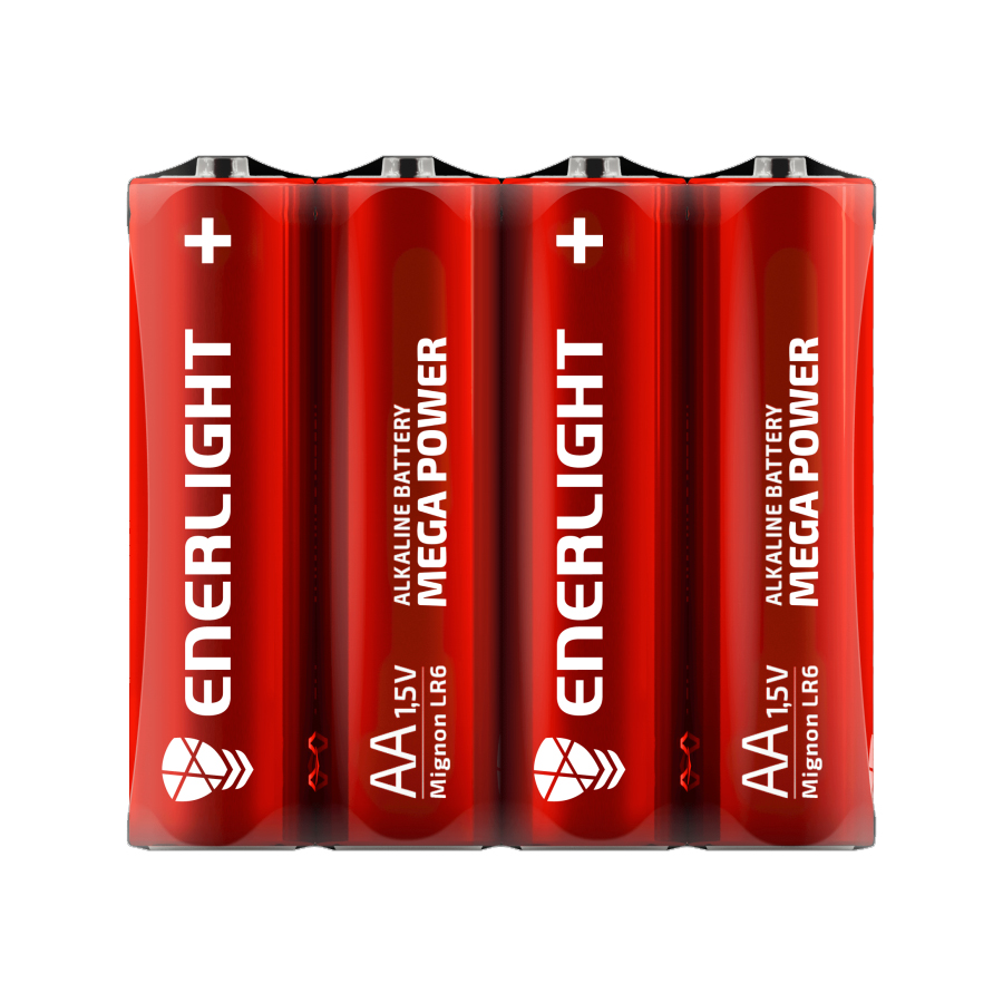 Батарейка ENERLIGHT LR6 AA MEGA POWER shrink4 (56318223)