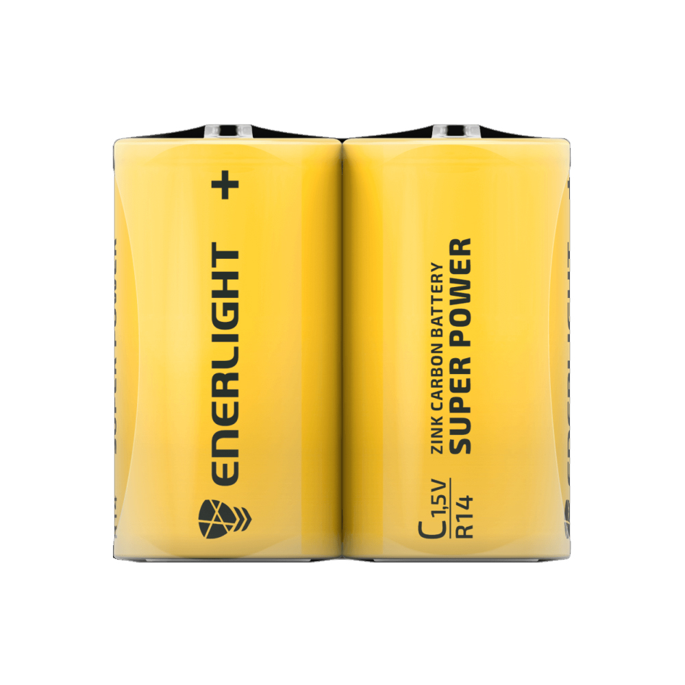 Батарейка ENERLIGHT R14 C Super Power shrink 2 (56318209)
