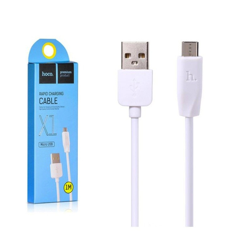 HOCO X1 USB – мicro USB white 1м rapid VOOC 2m white (56313973)