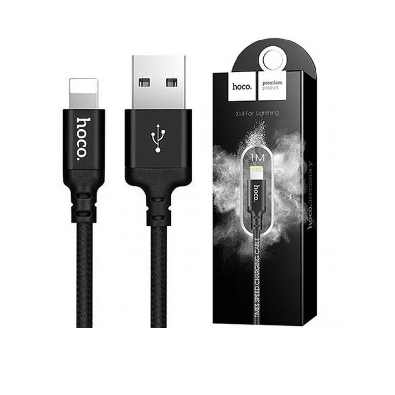 HOCO X14 USB – iPhone Lightning 2м black times speed (56316535)