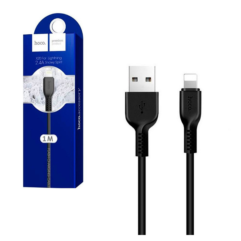 HOCO X20 USB – iPhone Lightning 2м black (56315740)