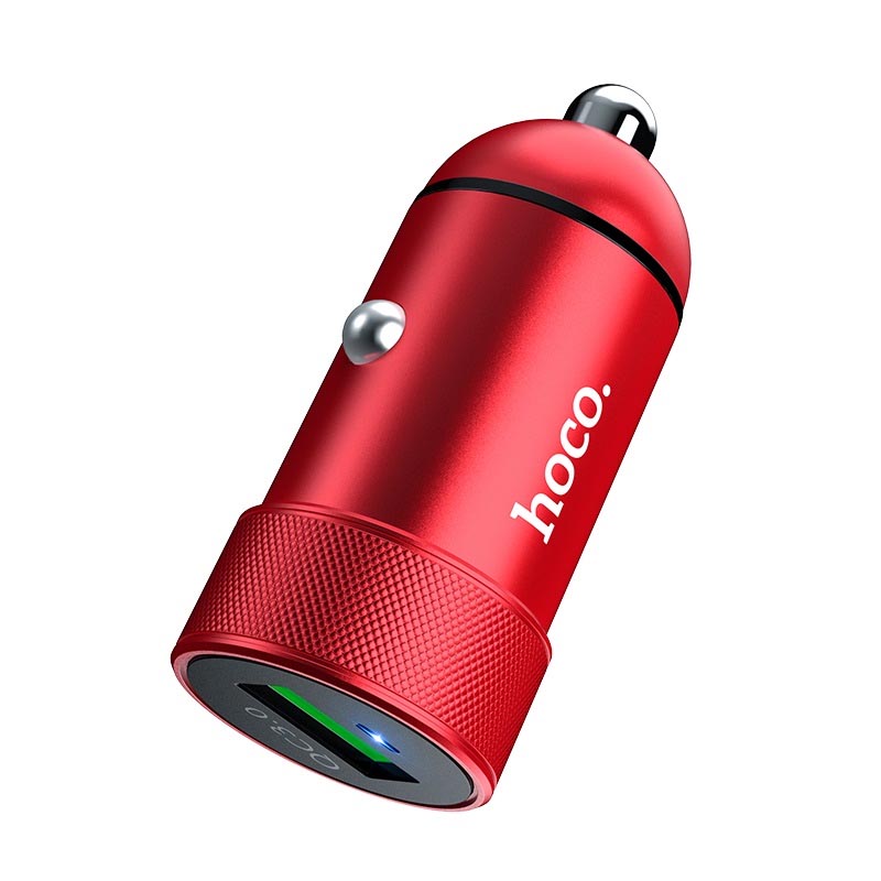 Hoco Z32 Speed Up 1USB/18W/3A/QC3.0 Red (без кабеля) (56319160)