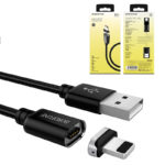 Borofone BU1 USB - lightning iphone black magnet jet