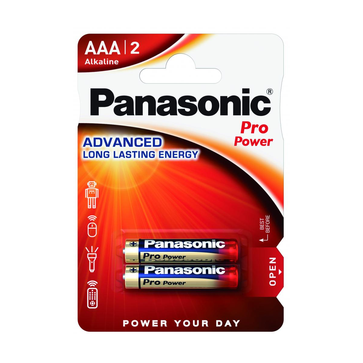 Батарейка PANASONIC LR03 AAA Pro Power 2 шт (5790882)