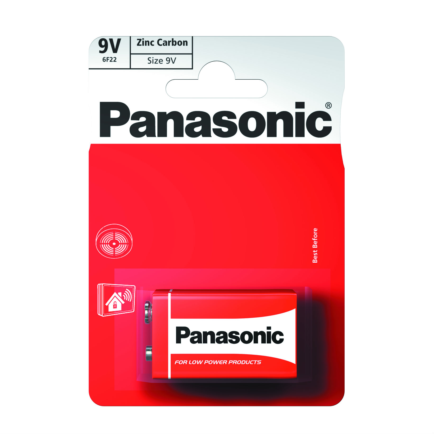 Батарейка PANASONIC 6F22 крона blist (3042586)