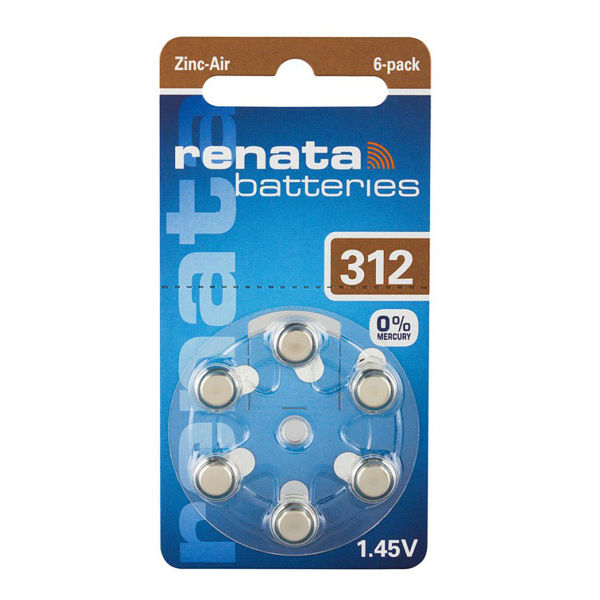 Батарейка RENATA 312 PR41 bl6 (56313854)