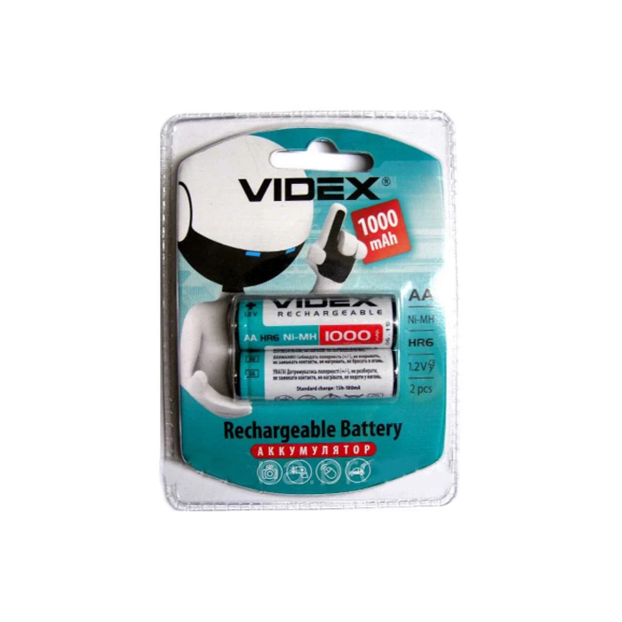 VIDEX HR06 AA R6 1000 mAh Ni-MH blist 2 (56310445)