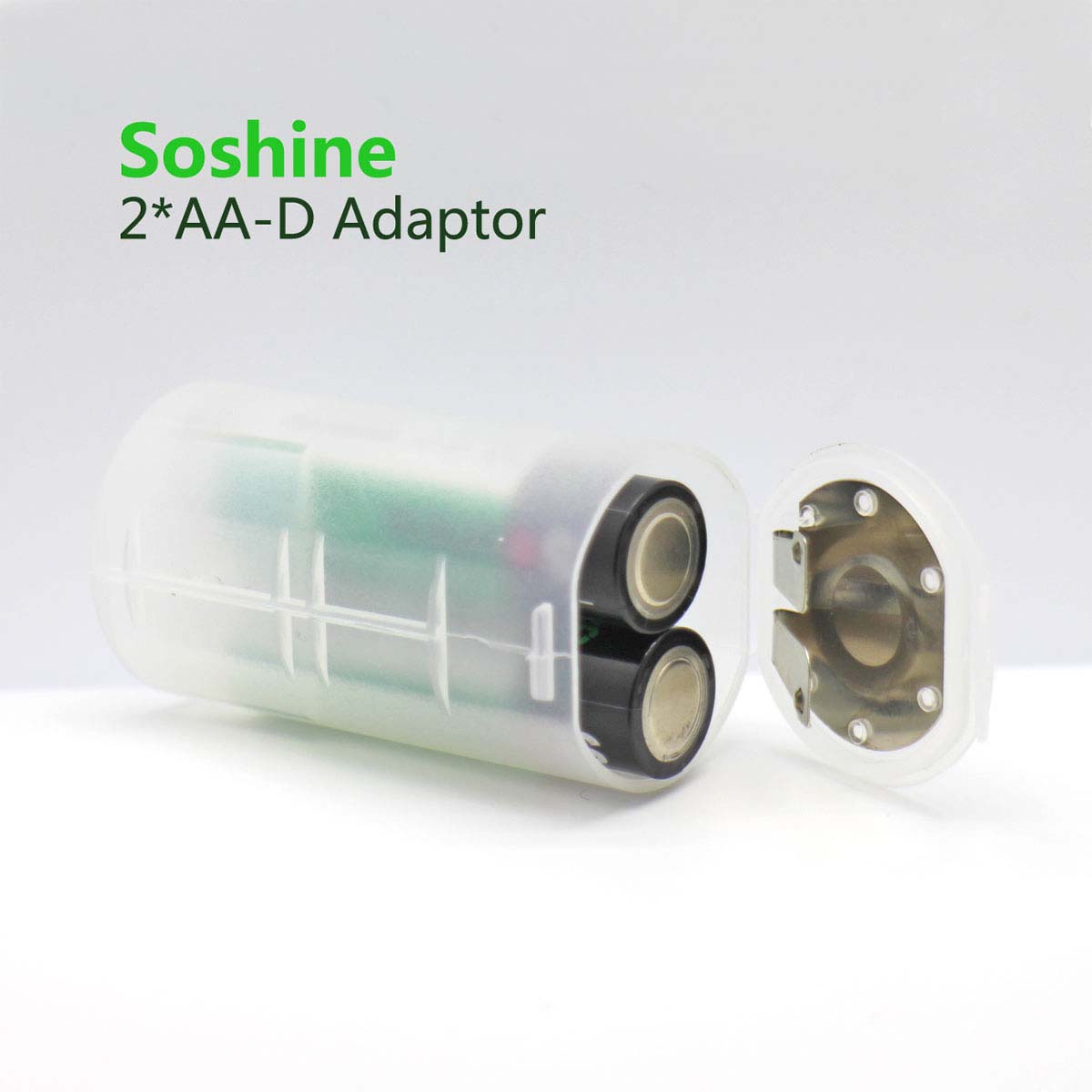 Переходник Soshine SBC-010 из 2xR6 AA в R20 D (56319408)