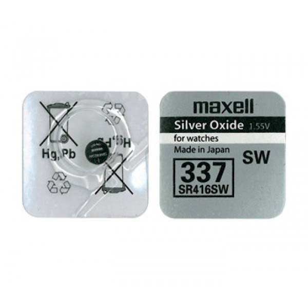 Батарейка MAXELL 337 SR416SW (56319479)