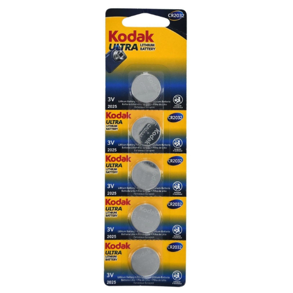 Батарейка KODAK CR2032 blist 5 (6238018)
