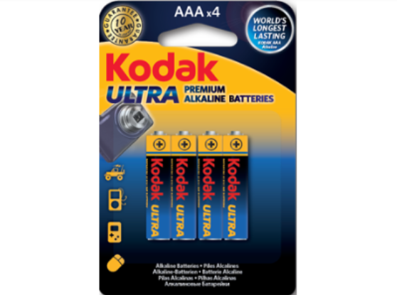 Батарейка KODAK LR3 AAA Ultra Premium blist 4 (6046248)