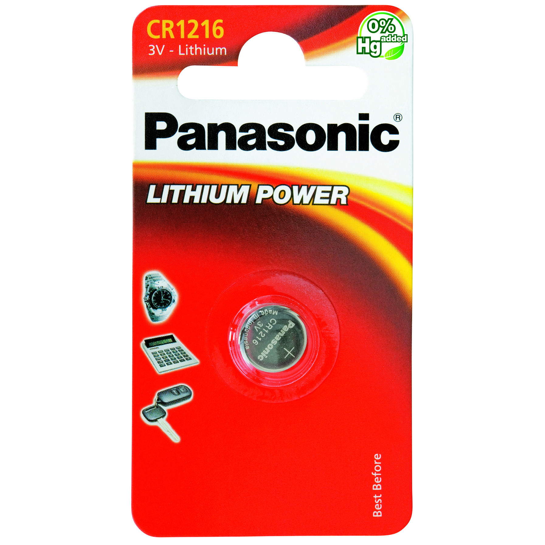Батарейка PANASONIC CR1216 (6046616)