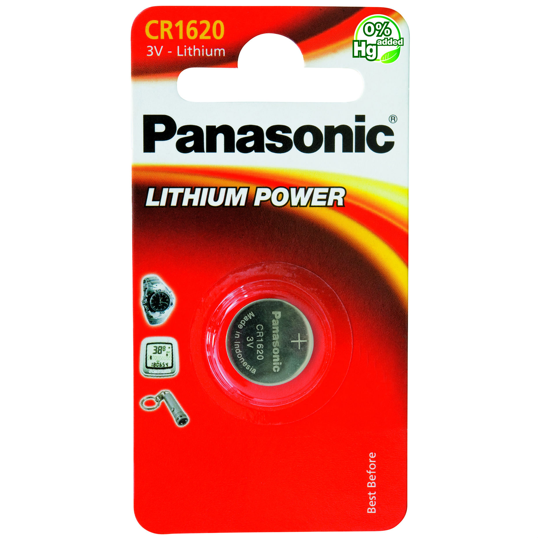 Батарейка PANASONIC CR1620 (6046636)