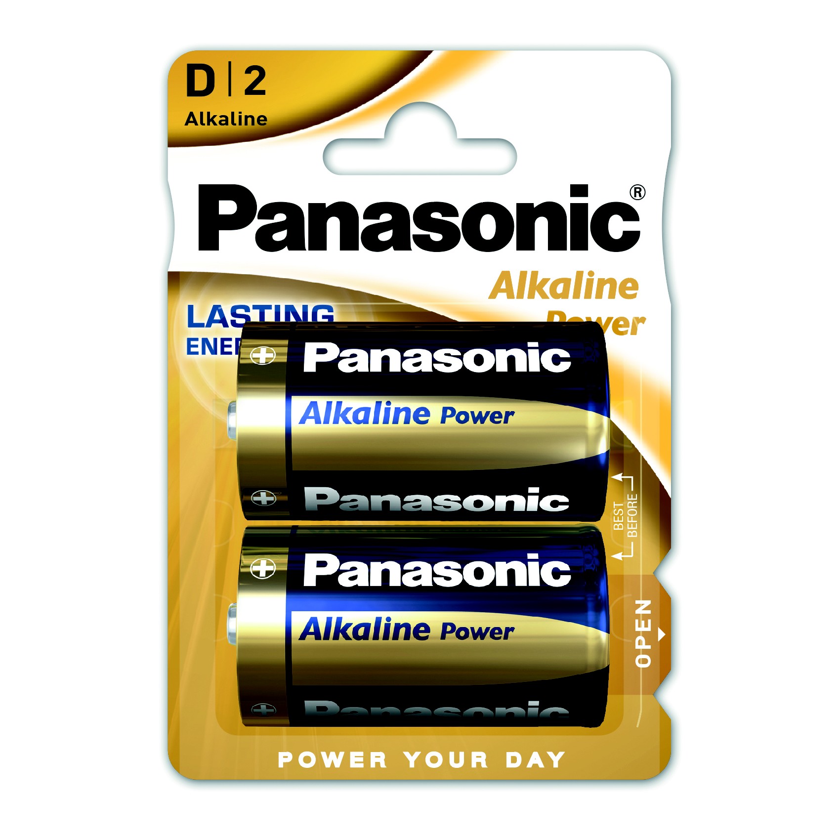 Батарейка PANASONIC LR20 D Alkaline Power blist 2 (5796425)