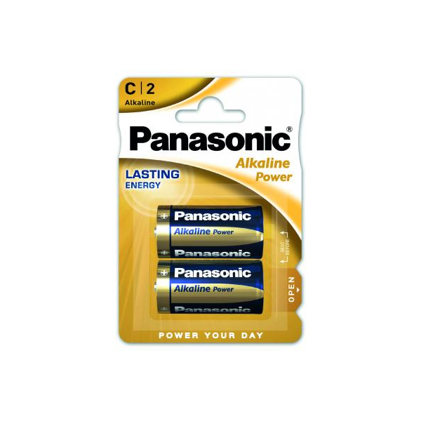 Батарейка PANASONIC LR14 C Alkaline Power blist 2 (5796429)