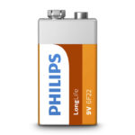 Батарейка Philips 6F22 9V крона longlife shrink