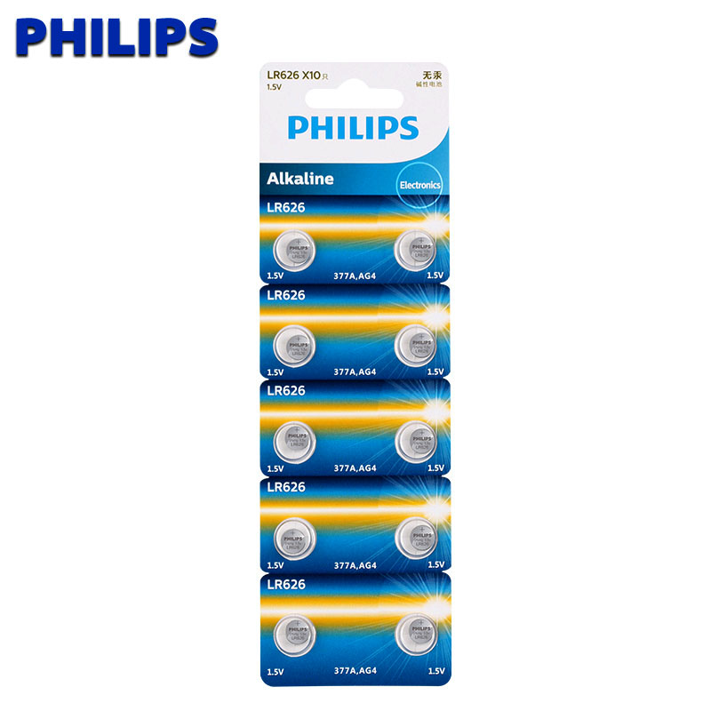 Батарейка Philips LR626 AG4 bl10 (56317490)