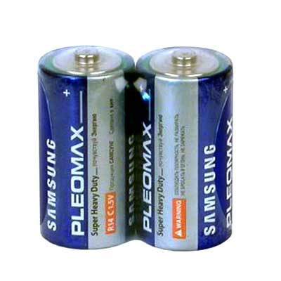Батарейка SAMSUNG R14 C Pleomax shrink 2 (3211201)