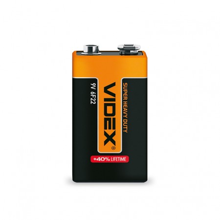 Батарейка Videx 6F22 крона blist (56317329)