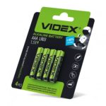 Батарейка Videx LR03 AAA blist 4