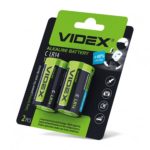 Батарейка Videx LR14 C alkaline blist 2