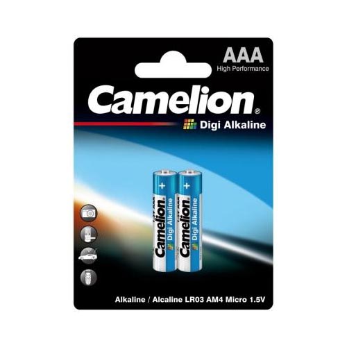 Батарейка CAMELION LR03 AAA Digi Alkaline blist 2 (5928251)