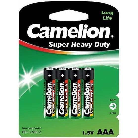 Батарейка CAMELION R03 AAA blist 4 green (5876583)