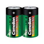 Батарейка CAMELION R20 D shrink 2 green