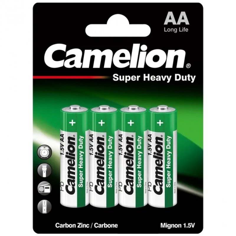 Батарейка CAMELION R6 AA 4 bl green (5876652)