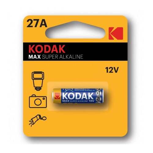 Батарейка KODAK MAX A27 (K 27 A) alkaline 12V 1 bl (56320259)