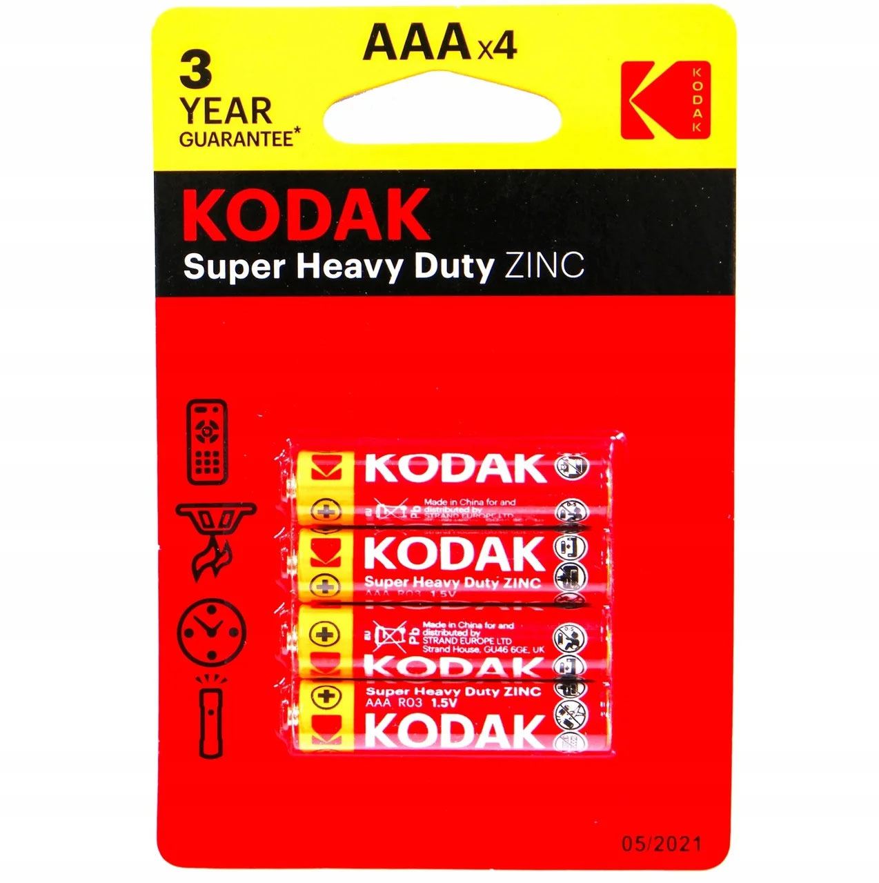 Батарейка KODAK R3 AAA EXTRA HEAVY DUTY blist 4 (5697829)