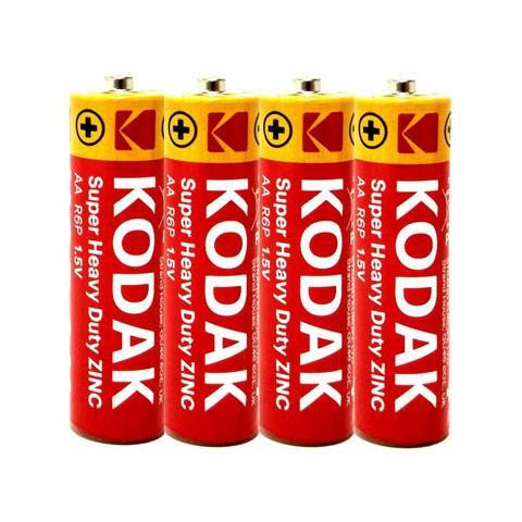 Батарейка KODAK R6 AA EXTRA HEAVY DUTY shrink 4 (5240419)