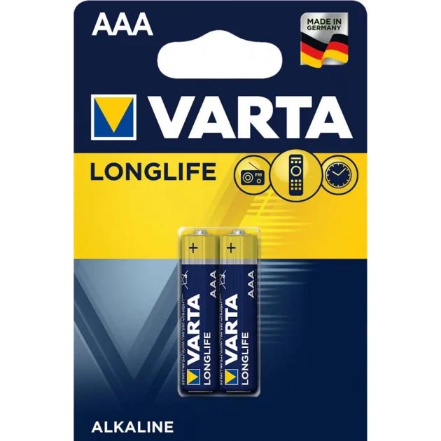 Батарейка VARTA LR03 AAA 4903 LONGLIFE bl 2 (56316202)