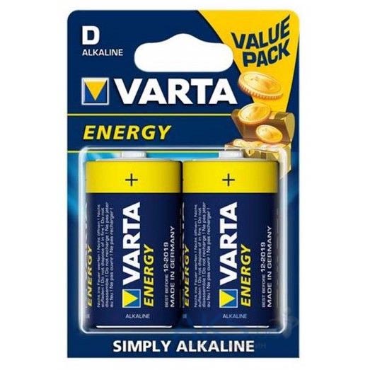 Батарейка VARTA LR20 D 04120 ENERGY blist 2 (56311893)
