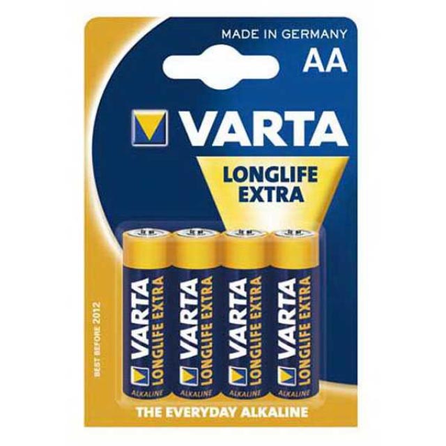 Батарейка VARTA LR6 4106 AA EXTRA LongLife blist 4 (3196224)