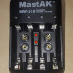 Зарядний пристрій MASTAK MW-518 1-4 R03/R6 500мA 1-2 Krona 13mA