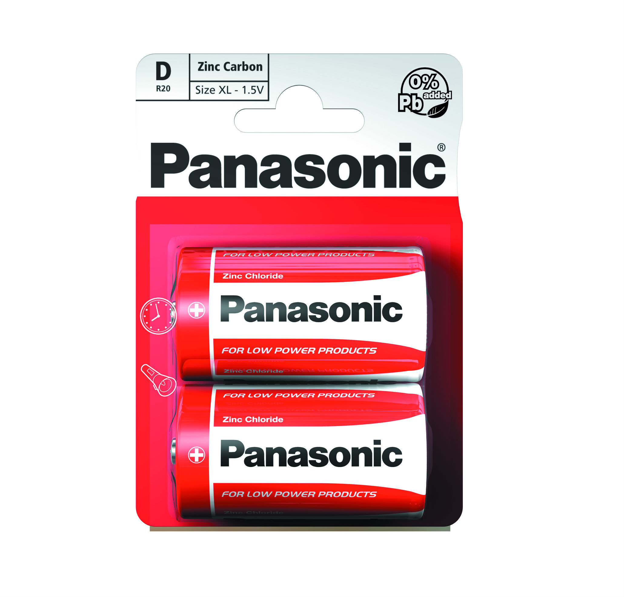 Батарейка PANASONIC R20 D Special blist 2 (32778)
