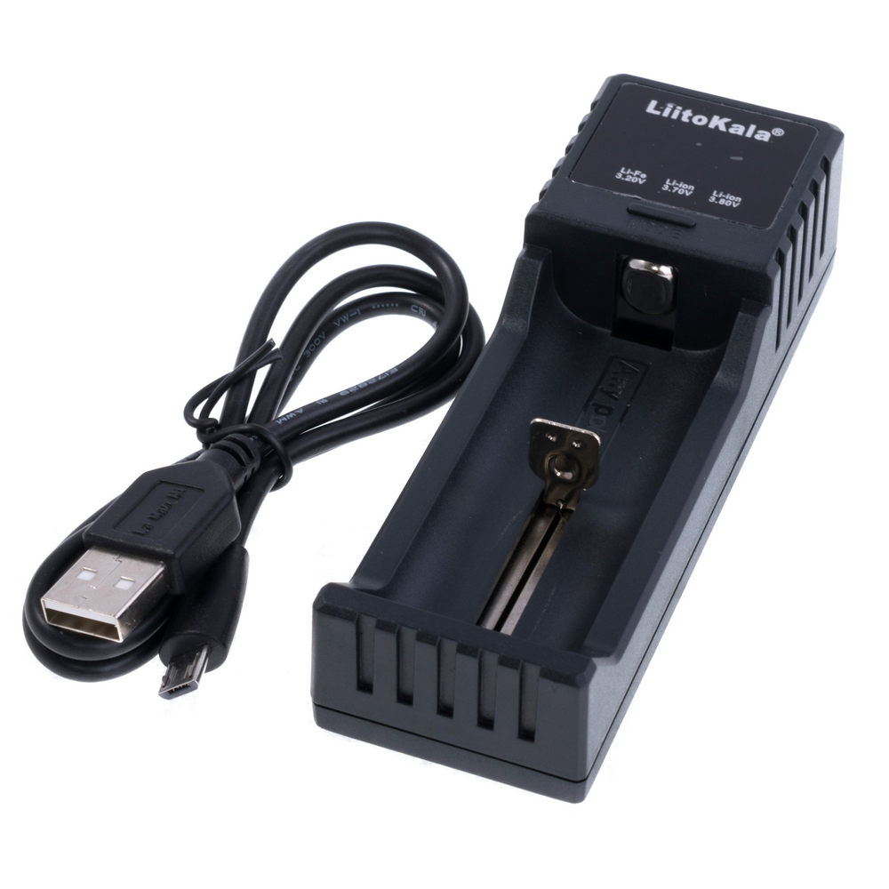 Зарядне Li-ion LitoKala Lii-S1 LCD micro USB на 1 акб (56321525)