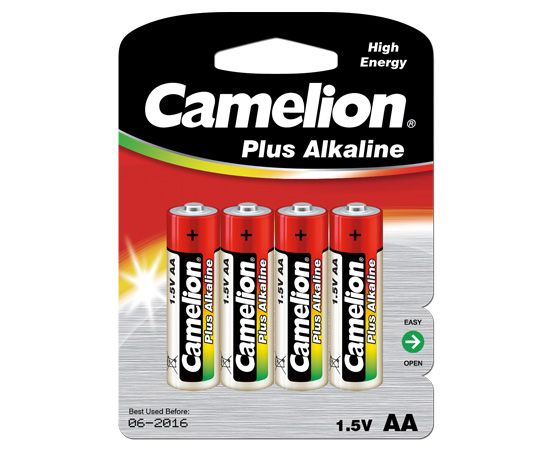 Батарейка CAMELION LR6 AA Plus Alkaline 4 blist (5876451)