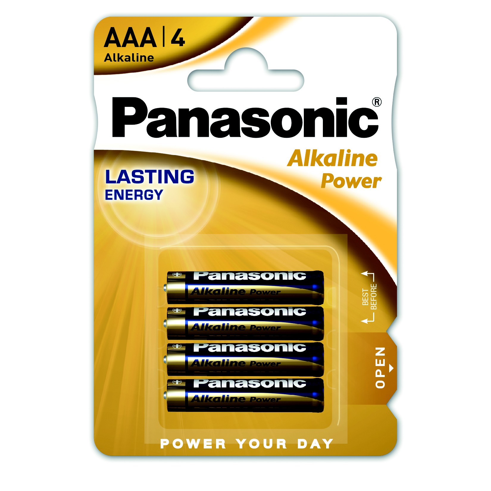 Батарейка PANASONIC LR03 AAA Alkaline Power Bronze blist 4 (6045658)