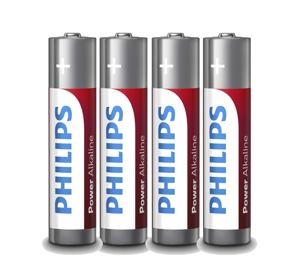 Батарейка PHILIPS LR6 AA Power Alkalin shrink 4 (6327322)